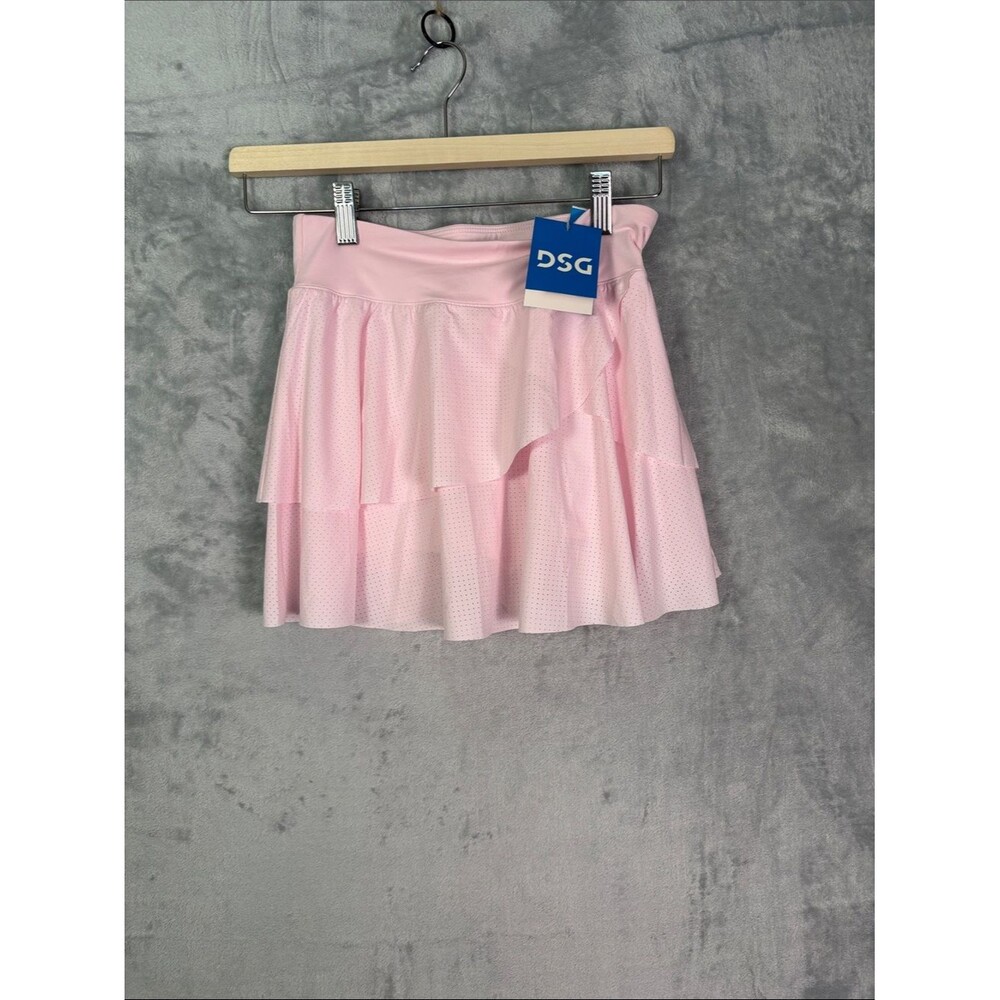 NWT New DSG Pink Stride Performance Mid-Rise Skort Size Girls Large (14)